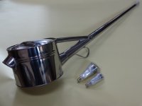 ステン製竿長盆栽ジョーロ 4号
