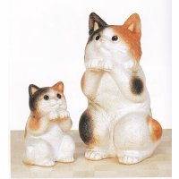 幸福ねこ(三毛)