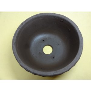 画像2: サツキ鉢(ナワブチ)/ウ泥/8号