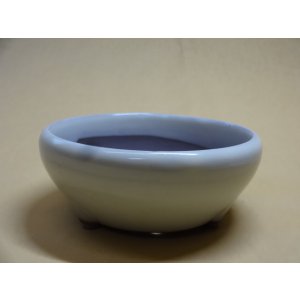 画像1: クリーム鉄鉢/3号