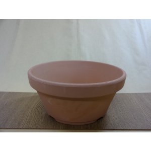 画像1: 素焼き浅鉢 8号(常滑焼)