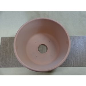 画像2: 素焼き浅鉢 10号(常滑焼)