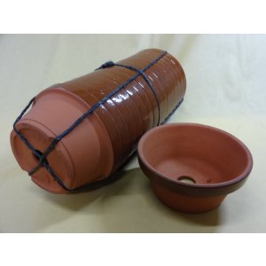 画像1: 園芸鉢(浅/6号/15入)