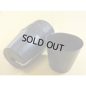 画像1: 黒丸ポリポット10.5cm (50入)