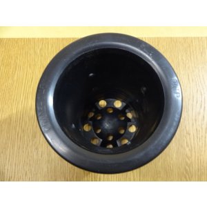 画像2: オモト用プラスチックポット45(黒)