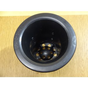 画像2: オモト用プラスチックポット40(黒)