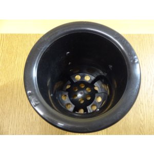 画像2: オモト用プラスチックポット50(黒)