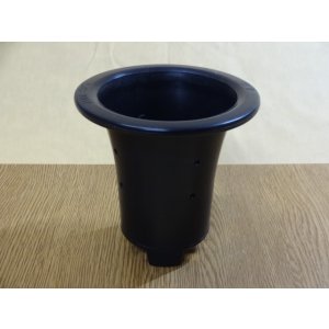 画像1: オモト用プラスチックポット45(黒)