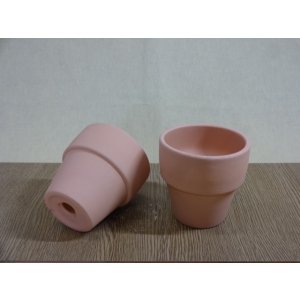 画像1: ライフ素焼き鉢 3号