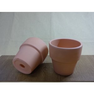 画像1: ライフ素焼き鉢 4号