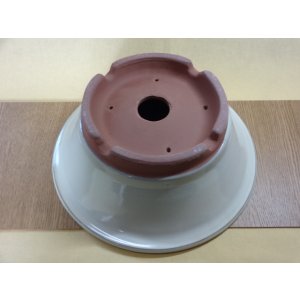 画像3: 9号 クリーム丸陣笠中深