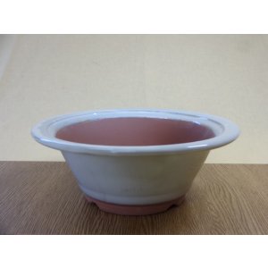画像1: 7号 クリーム丸陣笠中深
