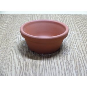 画像1: 朱温鉢/浅/2号