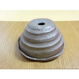 画像4: 松下凡才 焼〆手捻り鉢 4号(d)
