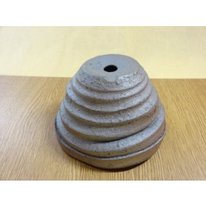画像4: 松下凡才 焼〆手捻り鉢 5号(e)