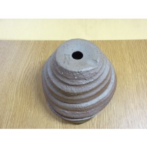 画像4: 松下凡才 焼〆手捻り鉢 5号(b)