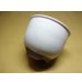 画像1: 伝市鉢 コウロ型白化粧3.5号 (1)