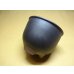 画像2: 伝市鉢 コウロ型黒化粧3.5号 (2)