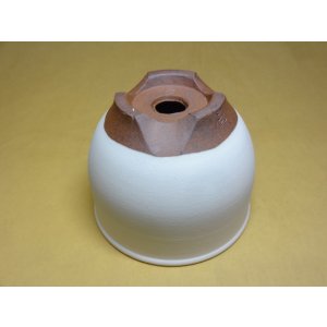 画像5: 伝市鉢 コウロ型白化粧4号