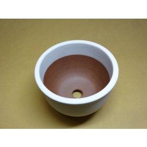 画像4: 伝市鉢 コウロ型白化粧4号