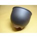 画像2: 伝市鉢 コウロ型黒化粧4号 (2)