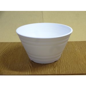 画像1: セラアート平鉢15号(白/100入)