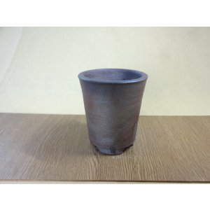 画像2: 伝市鉢 のぼり窯シャジン鉢3.5号(1)