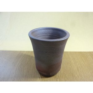 画像1: 伝市鉢 のぼり窯シャジン鉢4号(6)