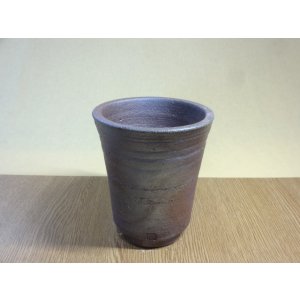 画像1: 伝市鉢 のぼり窯シャジン鉢4号(2)