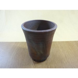 画像2: 伝市鉢 のぼり窯シャジン鉢4号(14)