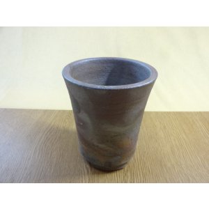 画像1: 伝市鉢 のぼり窯シャジン鉢4号(10)
