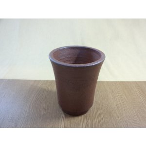 画像1: 伝市鉢 のぼり窯シャジン鉢4号(9)