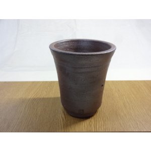 画像1: 伝市鉢 のぼり窯シャジン鉢4号(23)