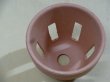 画像2: 胴抜き素焼き鉢 3号 (2)