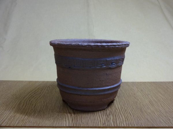 画像1: 伝市鉢 上木鉢 4.5号 (1)