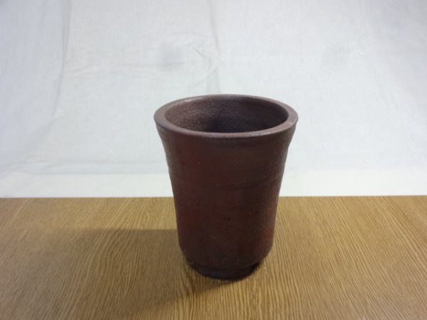 画像2: 伝市鉢 のぼり窯シャジン鉢4号(19) (2)
